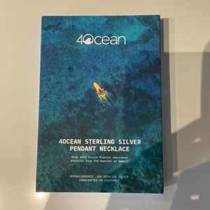 4ocean Sterling Silver Pendant Necklace